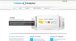 Desktop Screenshot of collateralanalytics.com